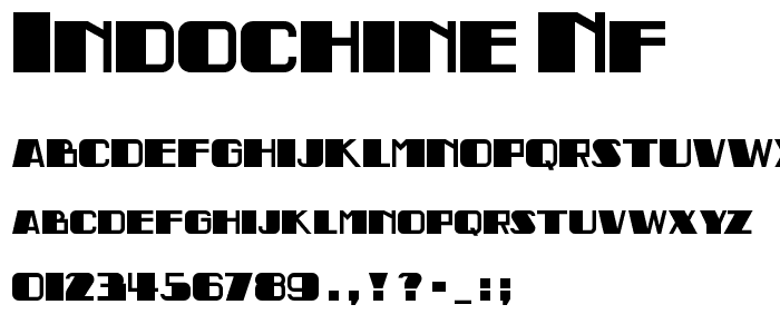 Indochine NF font